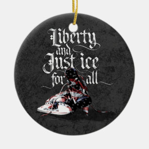 Just Ice For All (Hockey) Ceramic Tree Decoration