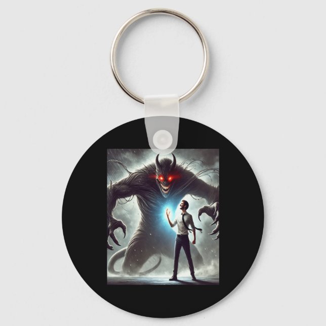 Just Image-unyielding Confidence  Key Ring (Front)