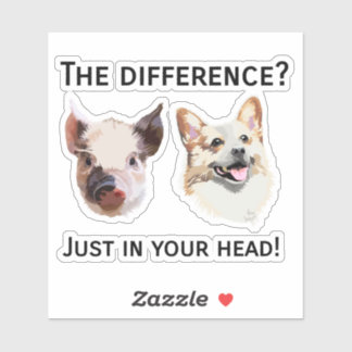 Just in your head- Animal welfare sticker