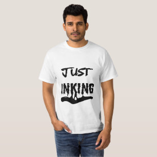 Just Inking Men’s T-Shirt – Ink Typography Artist 