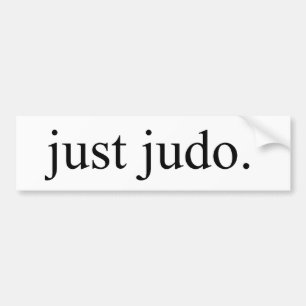 Just Judo Bumper Sticker