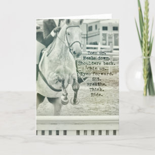 JUST JUMP IT Greeting Card