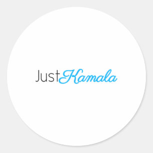 Just Kamala Voting 2024 For President Election  Classic Round Sticker
