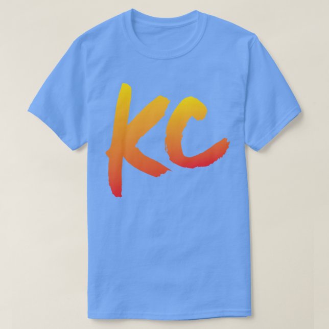Just KC red fade T-Shirt (Design Front)