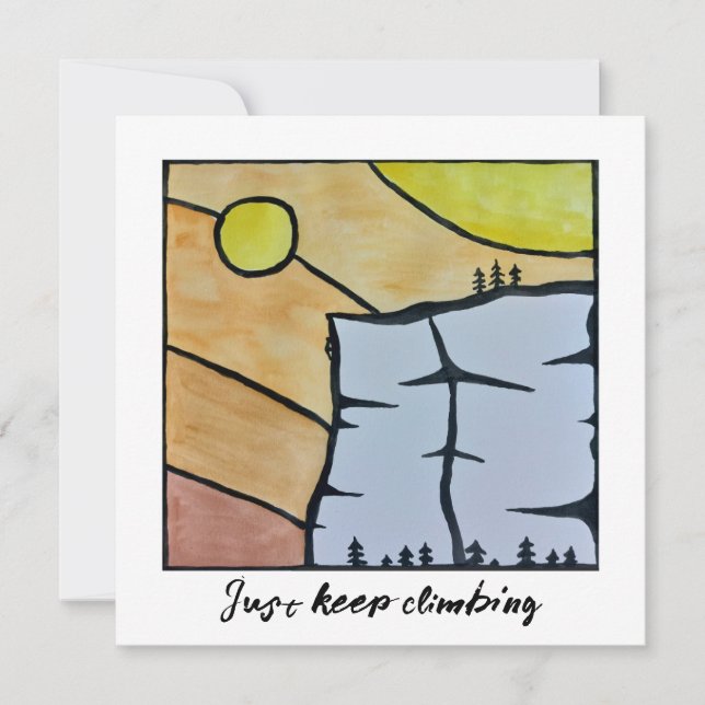 Just keep climbing card (Front)