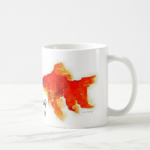 "Just Keep Swimming" Goldfish Coffee Mug