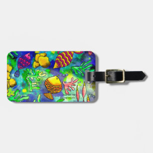 Just keep travelling cute luggage tag