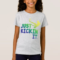Just Kickin It, Soccer Graphic T-Shirt
