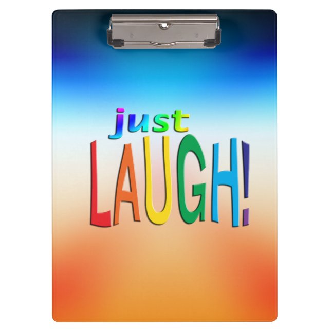 Just Laugh  Clipboard (Front)