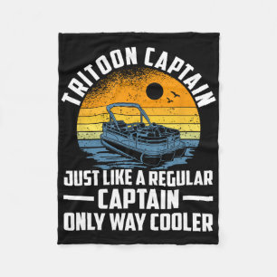 Just Like A Regular Captain Only Way Cooler Fleece Blanket