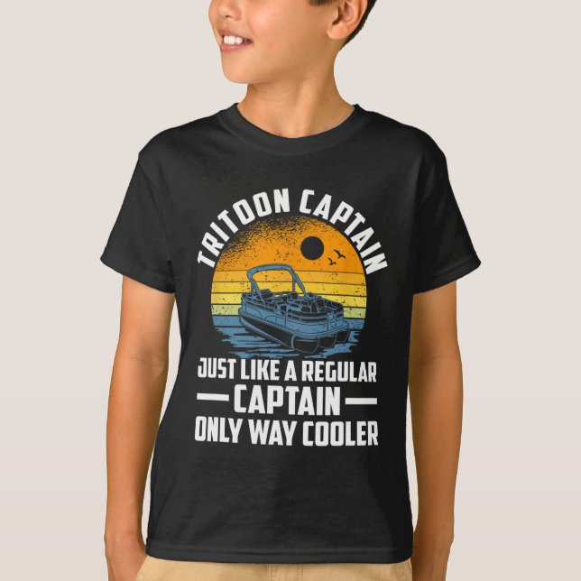 Just Like A Regular Captain Only Way Cooler  T-Shirt (Front)