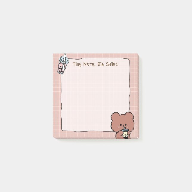 just like boba Post-It Notes (Front)