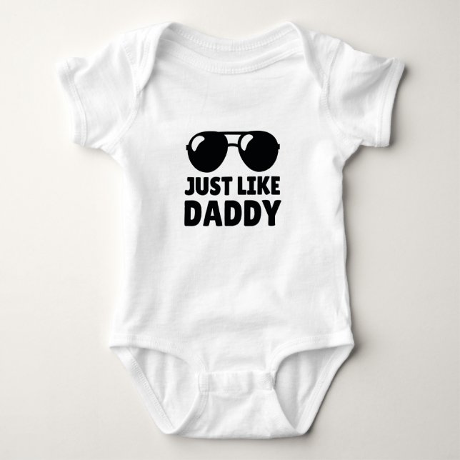 Just like Daddy Baby Bodysuit (Front)