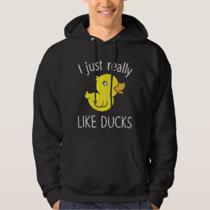Just Like Ducks Funny Duck Lover Hoodie