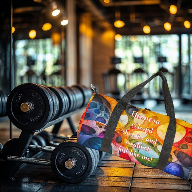 Just Like Me – Fractal Universe Large Duffle Bag (Creator Uploaded)