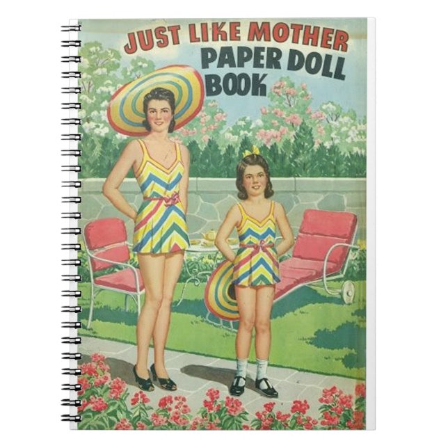 just like mother spiral notebook (Front)