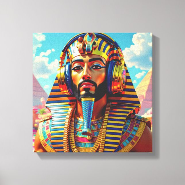 JUST LIKE PHARAOH TUT 4 CANVAS PRINT (Front)