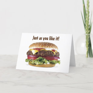 JUST LIKE "YOU LIKE IT" FOR YOUR BIRTHDAY CARD