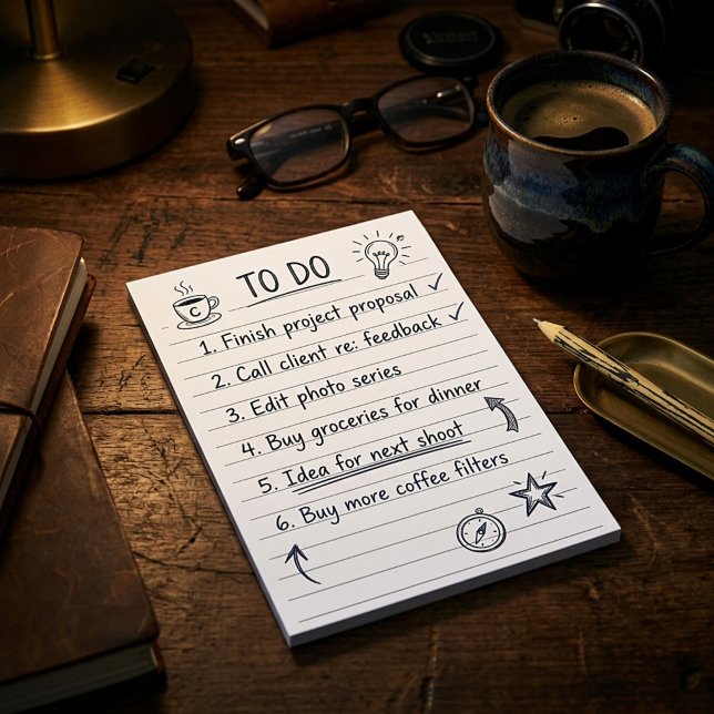 Just lines shopping list/ to-do list post-it notes (Creator Uploaded)