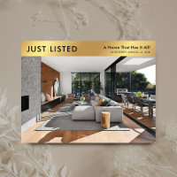 Just Listed Property Navy & Gold Realty Marketing