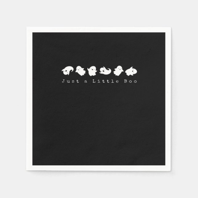 Just Little Boo Creative Casual Napkin (Front)