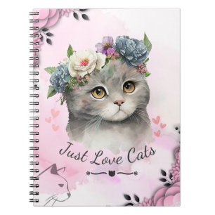 Just Love Cats Notebook