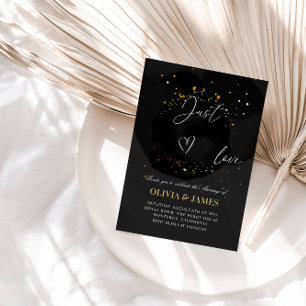 Just Love Elegant Wedding Party Invitation