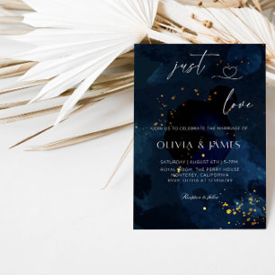 Just Love Elegant Wedding Party Invitation