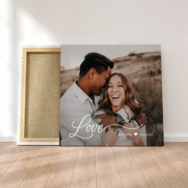 Just Love Personalised Photo Wrapped Canvas (Creator Uploaded)