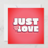 JUST LOVE – The Only Important Thing Card