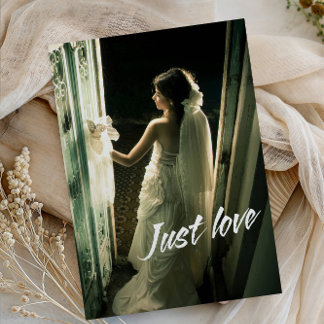 Just Love Wedding Party-Modern Minimalist Romantic Invitation