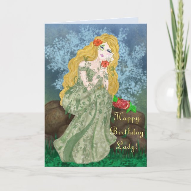 JUST LOVELY BIRTHDAY CARD (Front)