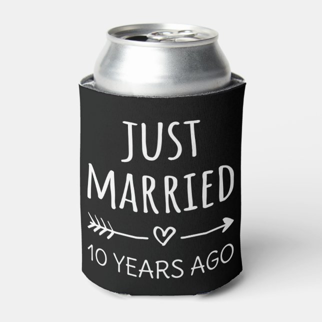 Just Married 10 Years Ago I Can Cooler (Can Front)