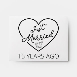 Just Married 15 Years Ago III Envelope