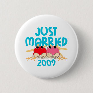 Just Married 2009 6 Cm Round Badge