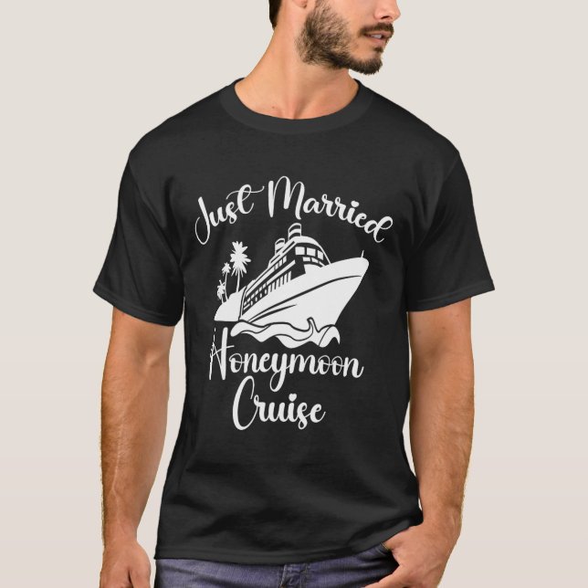 Just Married 2023 Wedding Ring Matching Tee Honeym (Front)