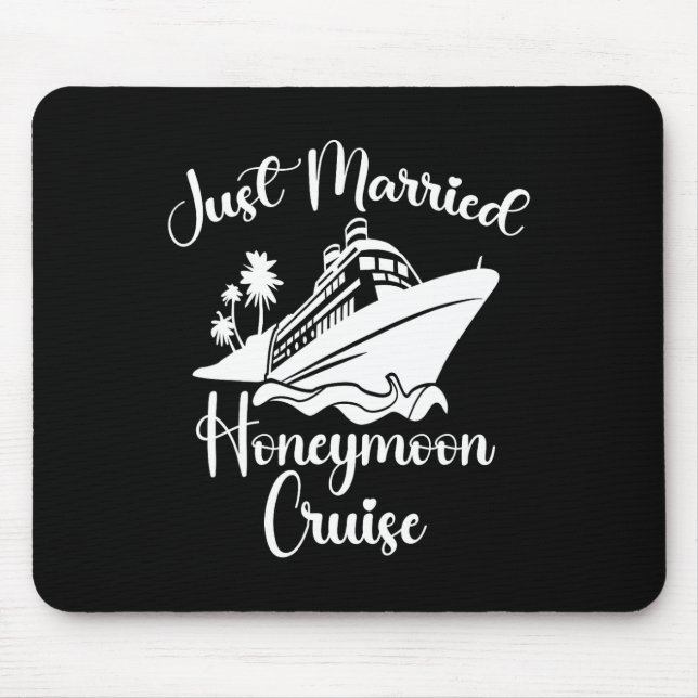 Just Married 2023 Wedding Ring Matching Tee Honeym Mouse Pad (Front)