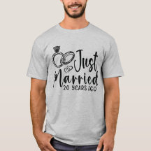 Just Married 20 Years Ago 20th Wedding Anniversary