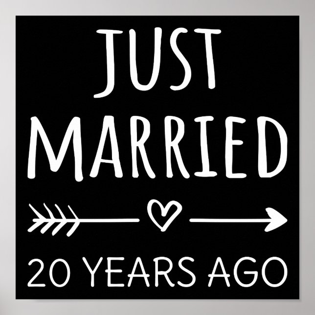 Just Married 20 Years Ago I Poster (Front)