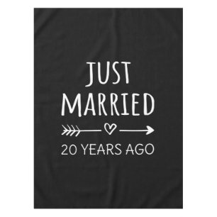 Just Married 20 Years Ago I Tablecloth