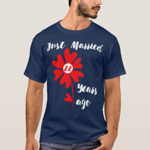 Just Married 22 Years Ago Family Wedding Wife Hus T-Shirt