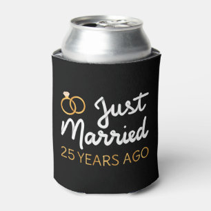 Just Married 25 Years Ago IV Can Cooler