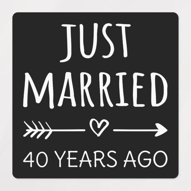  Just Married 40 Years Ago I (Design 1)