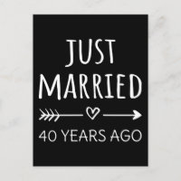 Just Married 40 Years Ago I