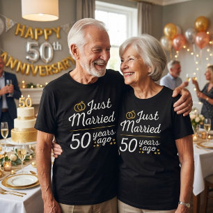 Just Married 50 Years Ago II T-Shirt