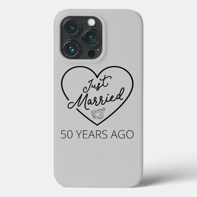 Just Married 50 Years Ago III Case-Mate iPhone Case (Back)
