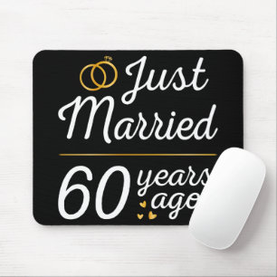 Just Married 60 Years Ago II Mouse Pad