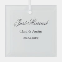 Just Married add couple name date year wedding sim