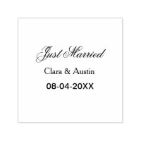Just Married add couple name date year wedding sim