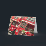 "Just Married" Announcement<br><div class="desc">Double Decker buses with just married sign in London.</div>